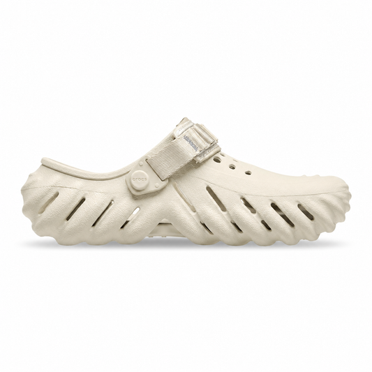 White Echo Crocs 2