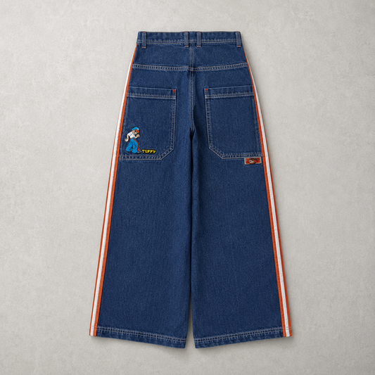 Jnco Orange Stripe Jeans image 2