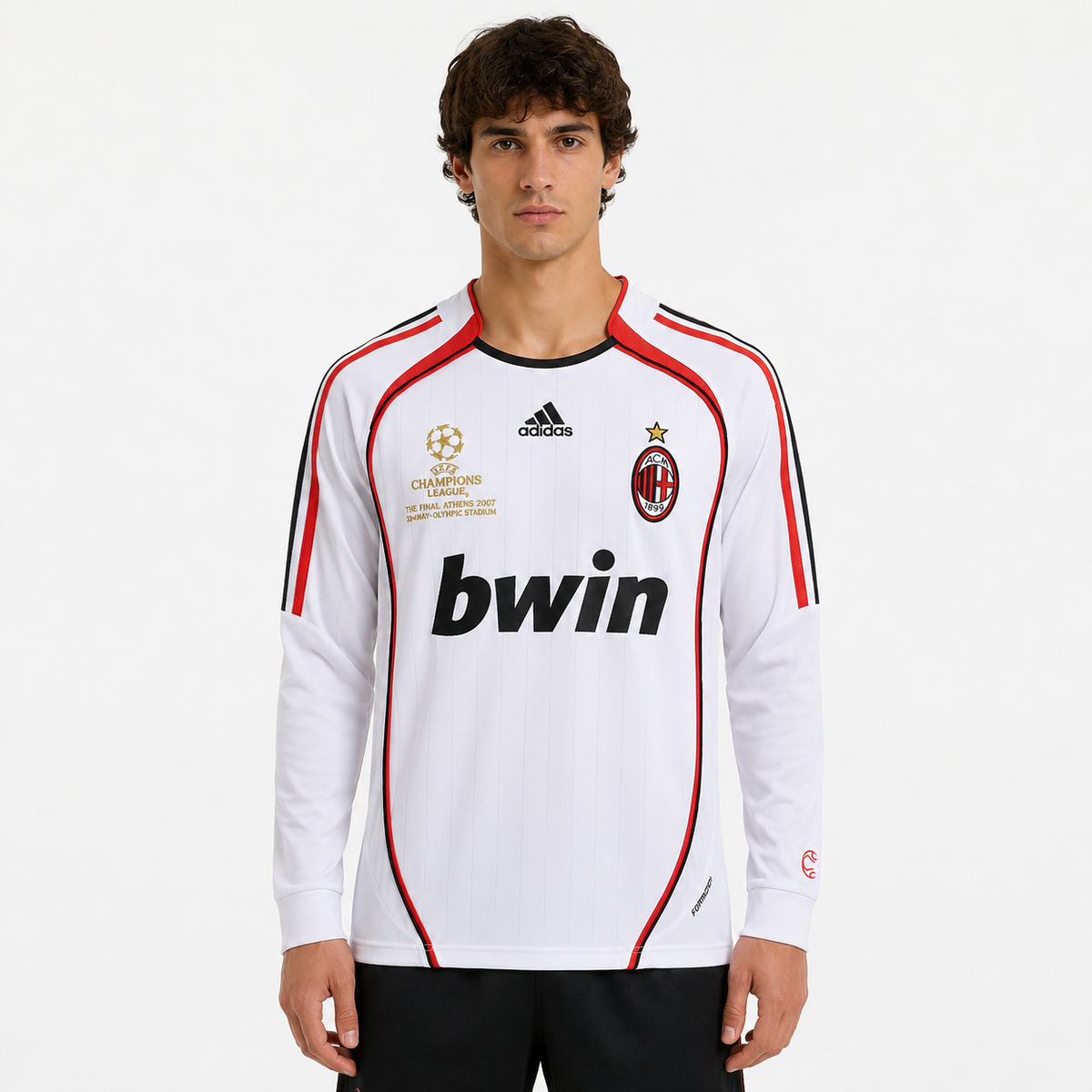 Retro Jersey AC Milan Home 2006-07 long sleeve image 3