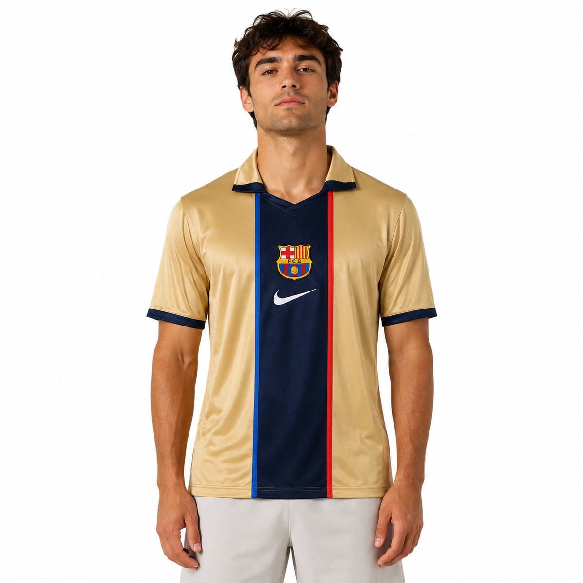 Retro Jersey Barcelona Away 2001-02 image 3