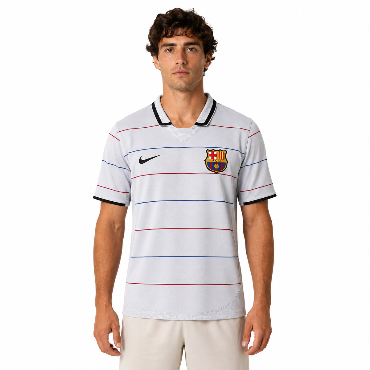 Retro Jersey Barcelona Away 2003-04 image 3
