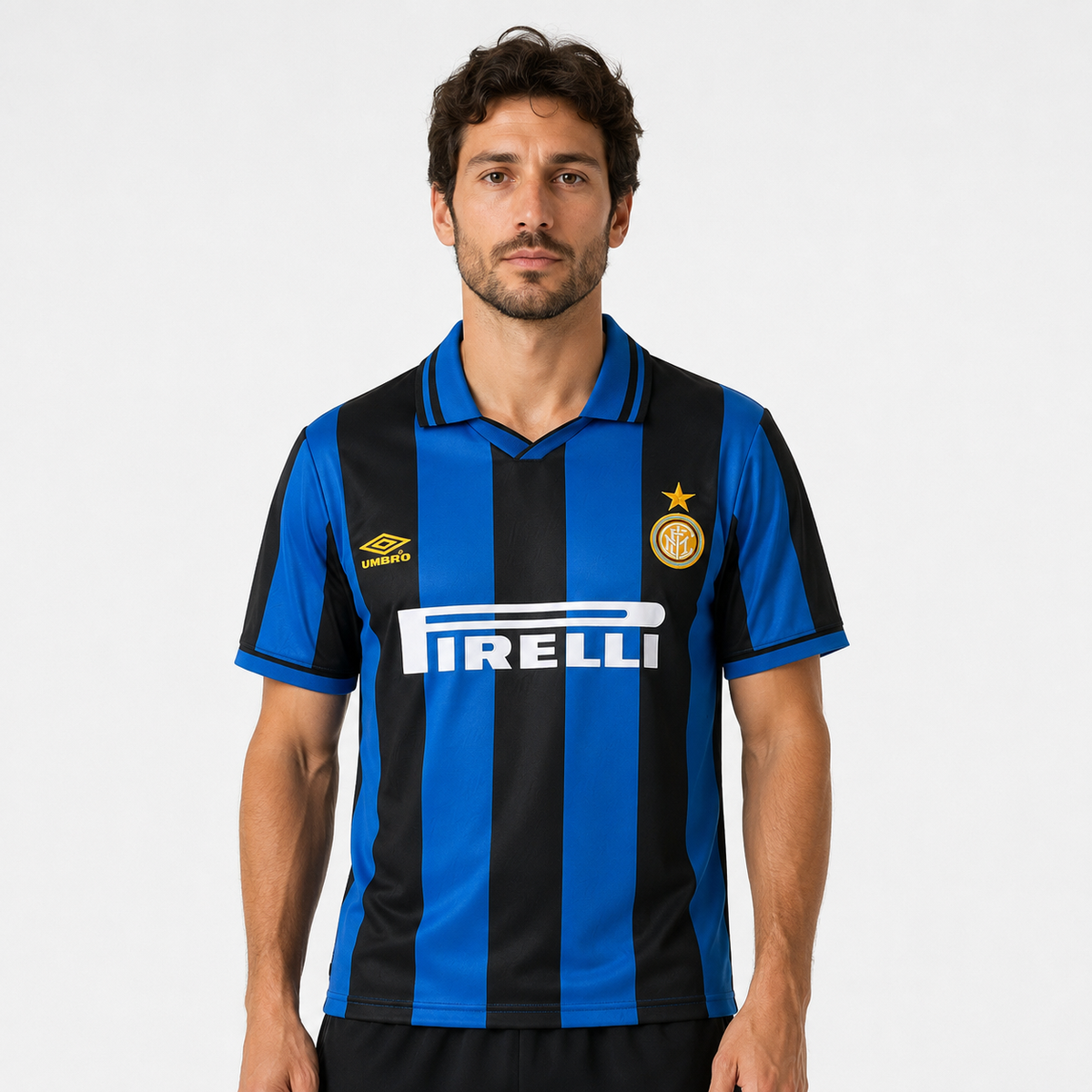 Retro Jersey Inter Milan Home 1995-96 image 3