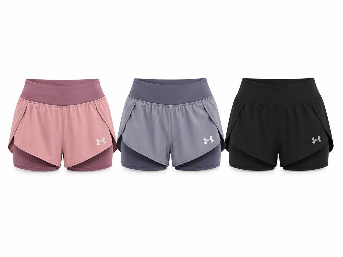 Short Under Armour Women - Coloris - Rose, Gris, Noir image 10