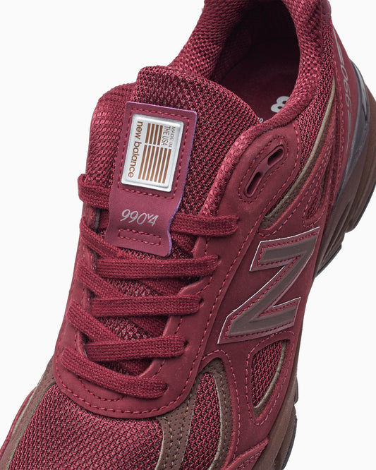 New Balance U990v4 BR4 "Monarch Burgundy" U990BR4 — 2