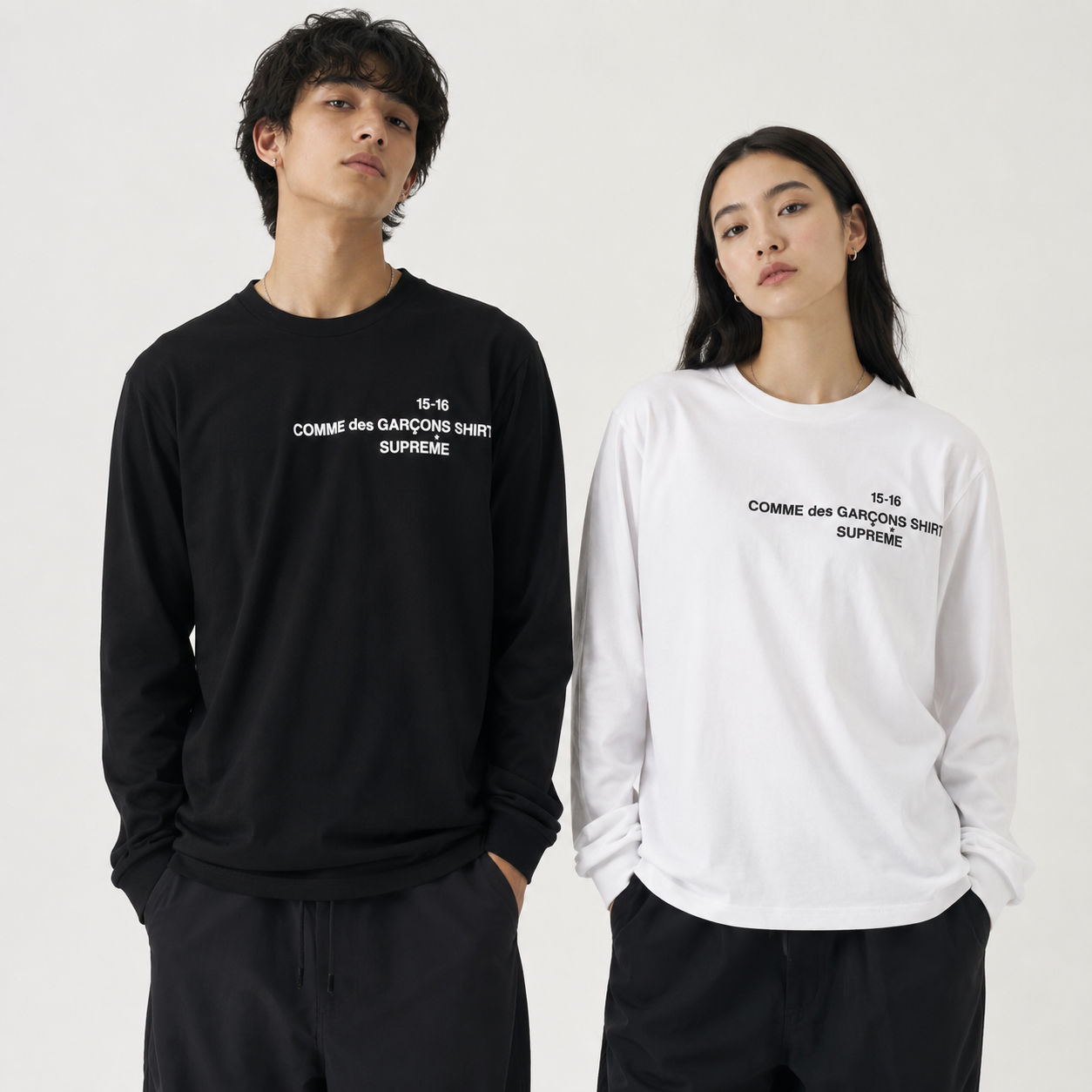 Supreme CDG Long Sleeve image 1