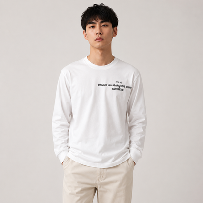 Supreme CDG Long Sleeve image 4