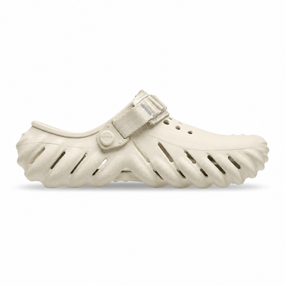 White Echo Crocs 2