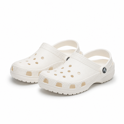 White Classic Crocs image 3