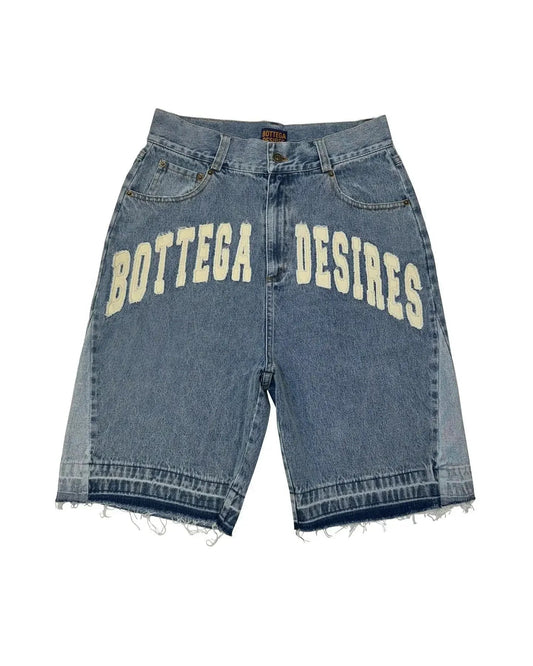 BOTTEGA DESIRES CLOUD jeans shorts