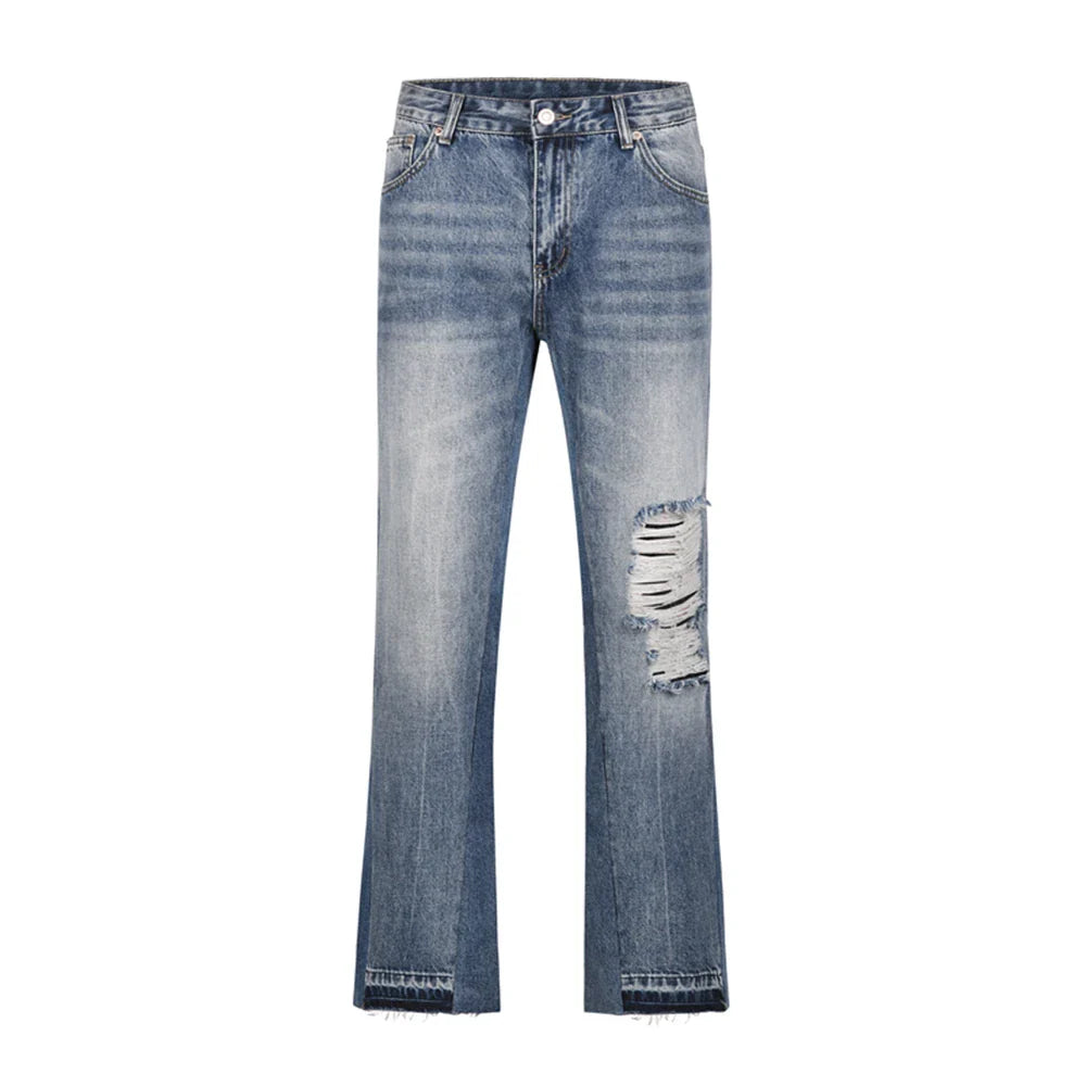 Ripped Aure Flared Jeans