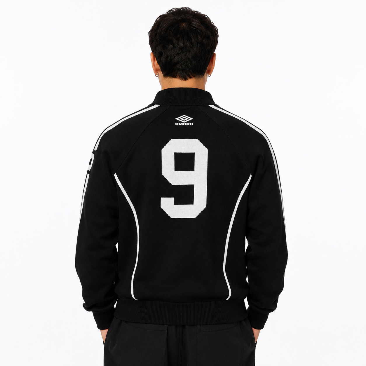 Supreme Umbro Zip Up Sweater Noir image 6