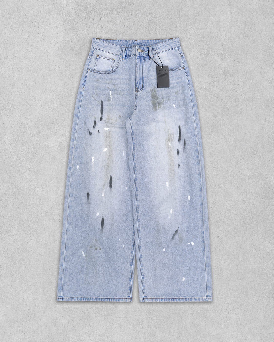 BerlinC grey unwashed Jeans image 1