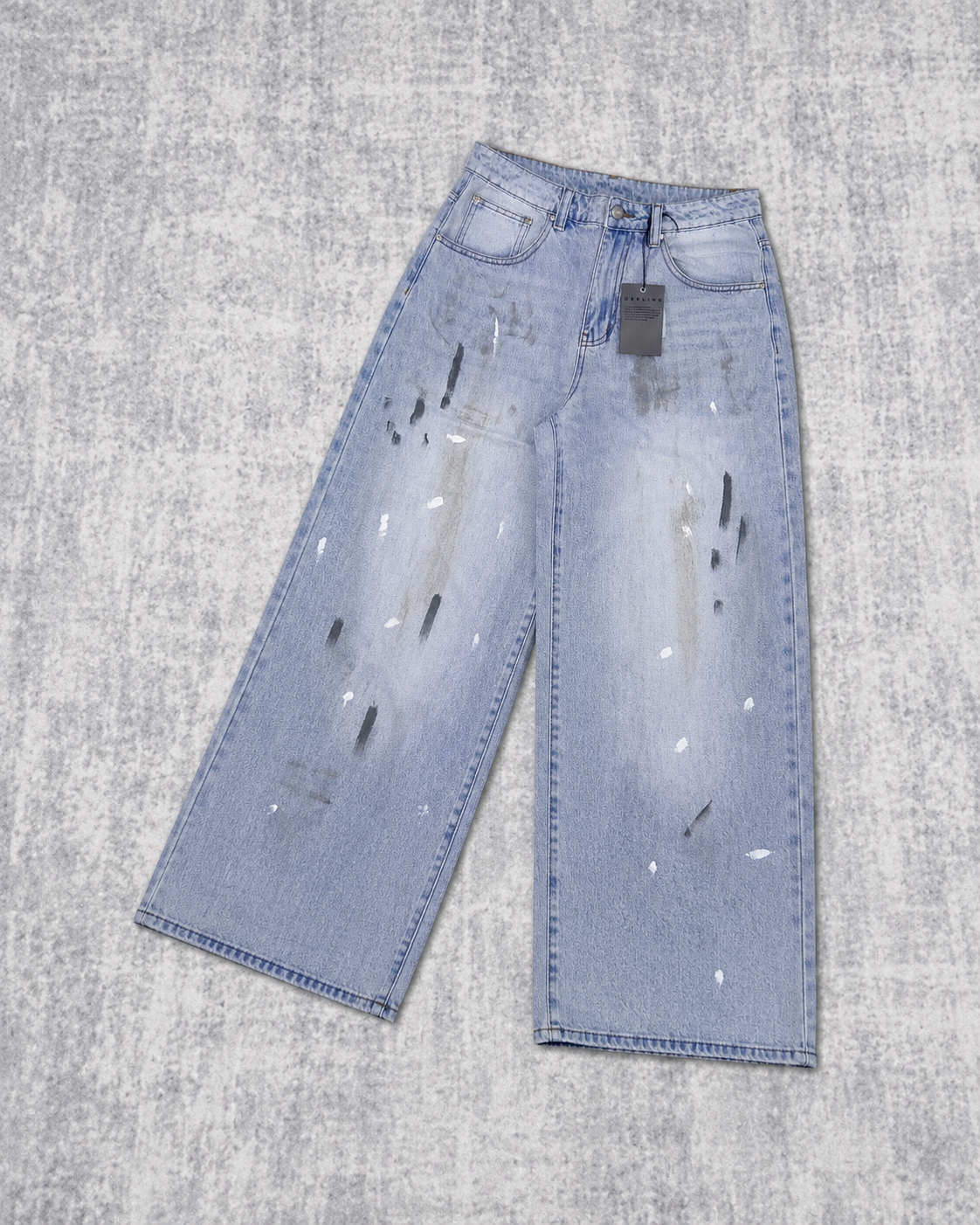 BerlinC grey unwashed Jeans image 4