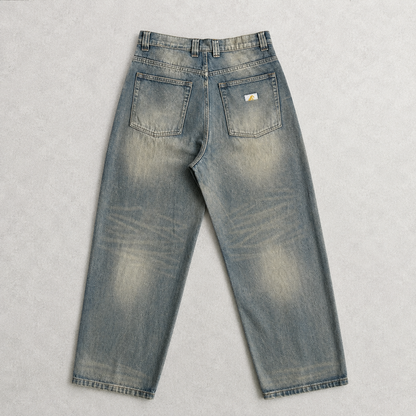 Carhartt Distressed Vintage Washed Blue Jeans image 2