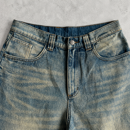 Carhartt Distressed Vintage Washed Blue Jeans image 3