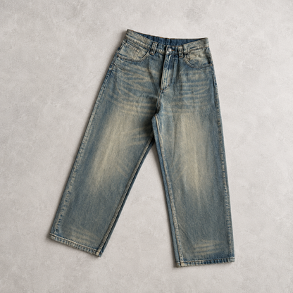 Carhartt Distressed Vintage Washed Blue Jeans image 5