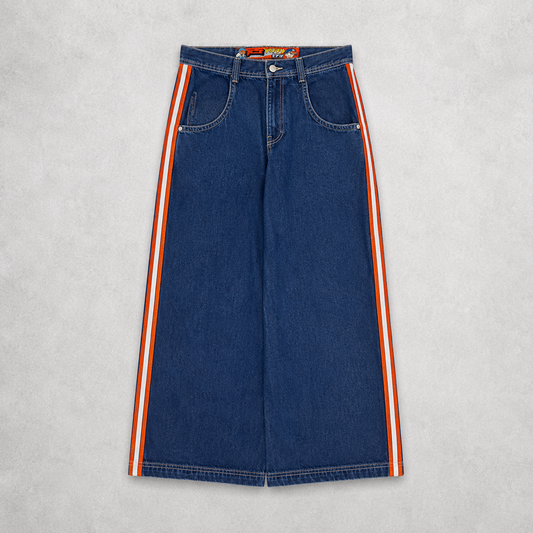 Jnco Orange Stripe Jeans image 4