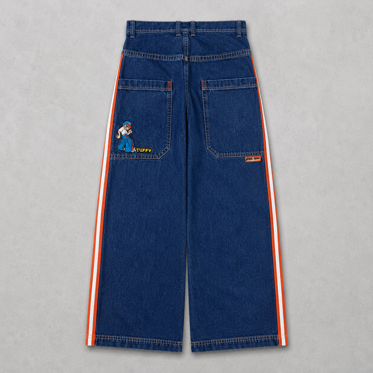 Jnco Orange Stripe Jeans image 5
