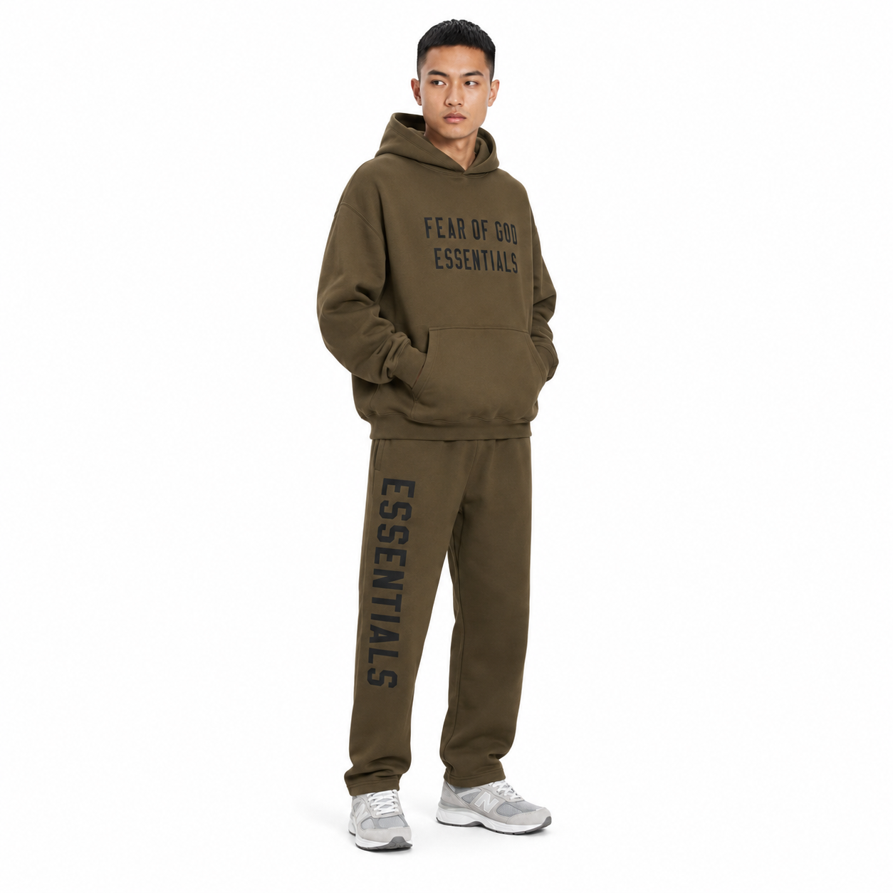 Fear of God Essentials Fleece II  Set Brown image 5