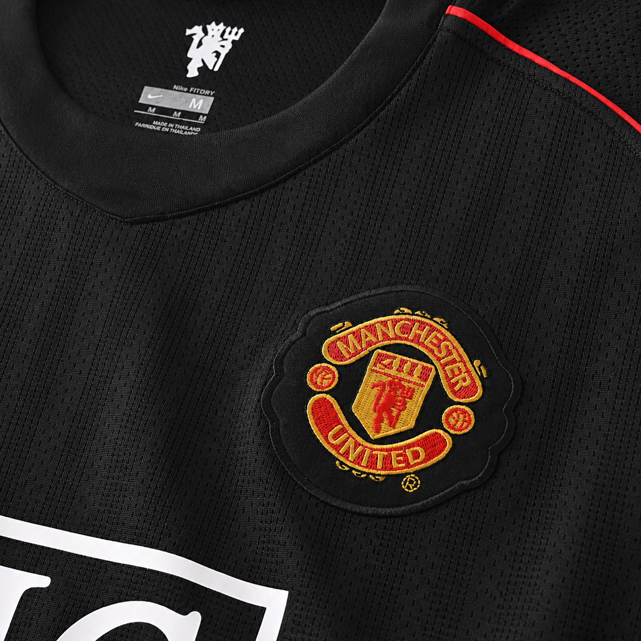 Retro Jersey Manchester United Home Long Sleeve 2007-08 image 3