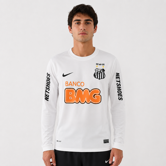 Retro Jersey Santos Home Long Sleeve 2012-13 image 2