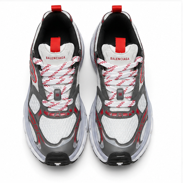 Balenciaga 10XL Red Grey White 1