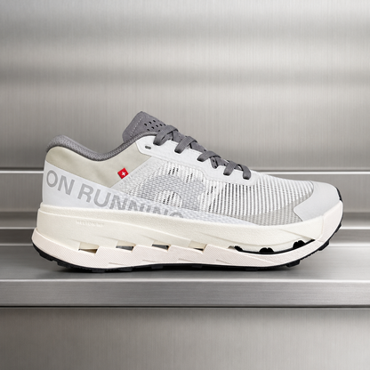 On Cloudmonster White Grey Black 1