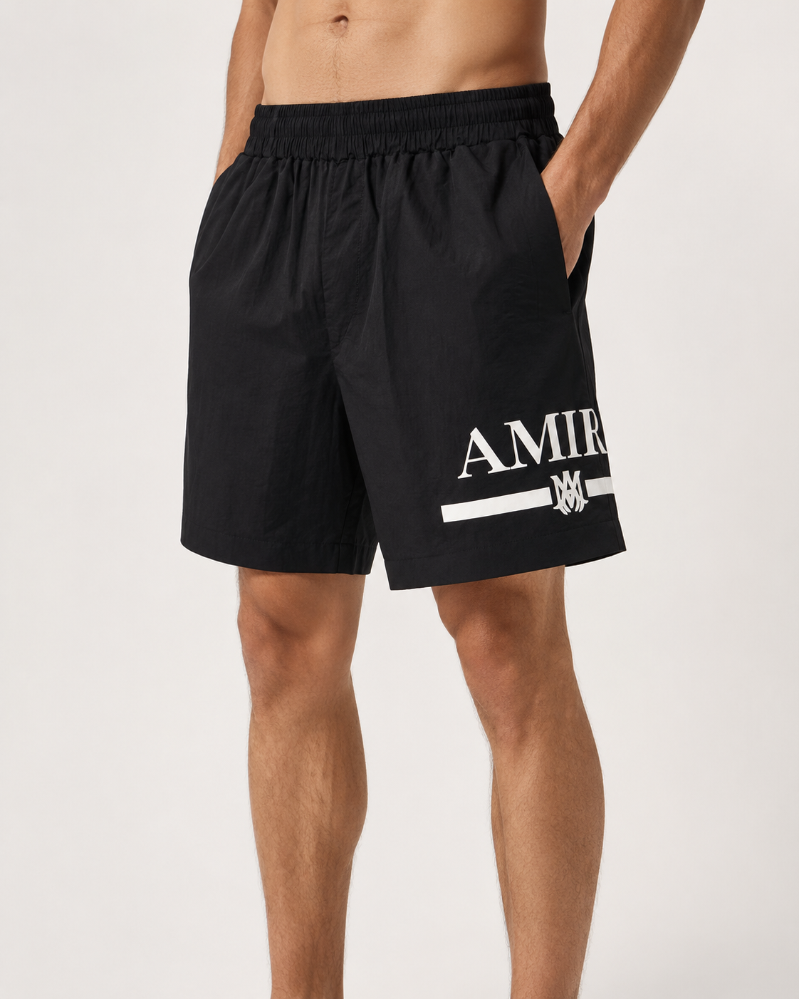 AMIRI Men's Bar Logo Swim Shorts image 4