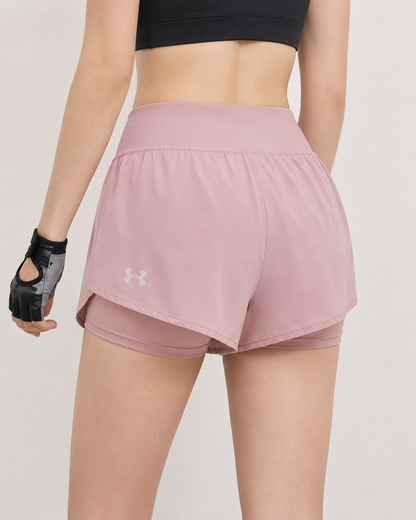 Short Under Armour Women - Coloris - Rose, Gris, Noir image 3