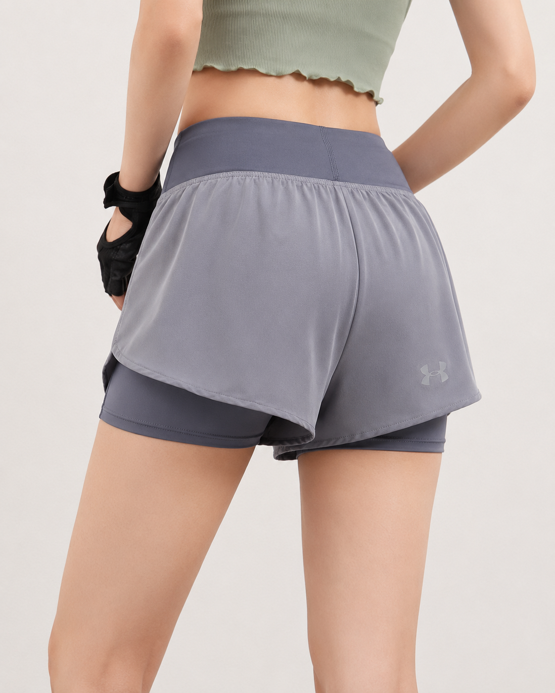 Short Under Armour Women - Coloris - Rose, Gris, Noir image 5
