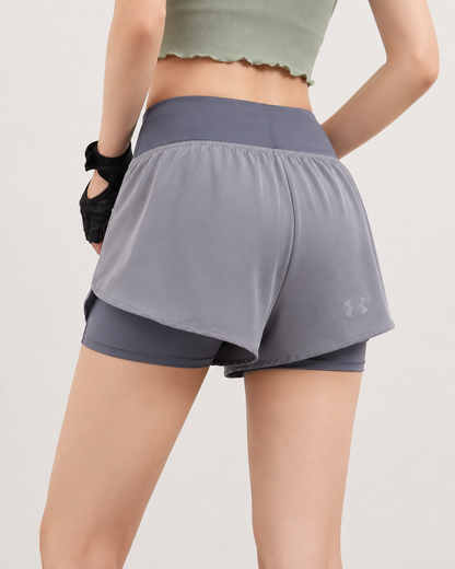 Short Under Armour Women - Coloris - Rose, Gris, Noir image 5