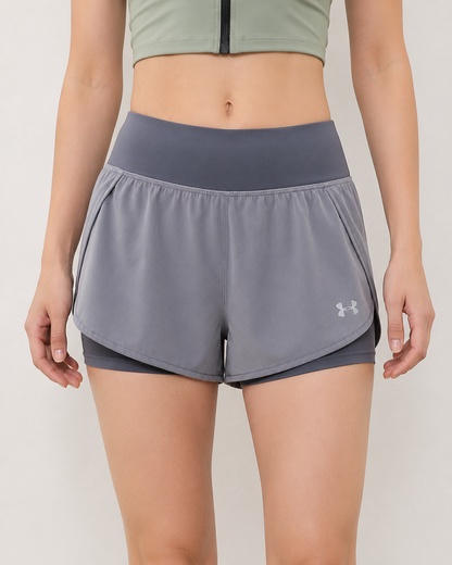 Short Under Armour Women - Coloris - Rose, Gris, Noir image 6