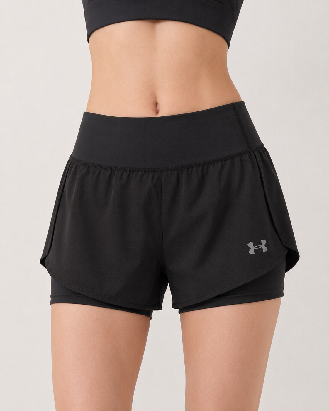 Short Under Armour Women - Coloris - Rose, Gris, Noir image 9