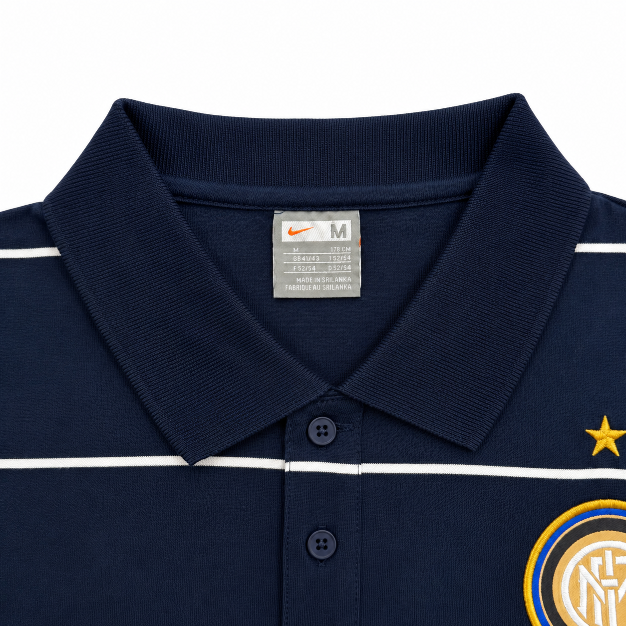 Nike vintage milan polo shirt image 5