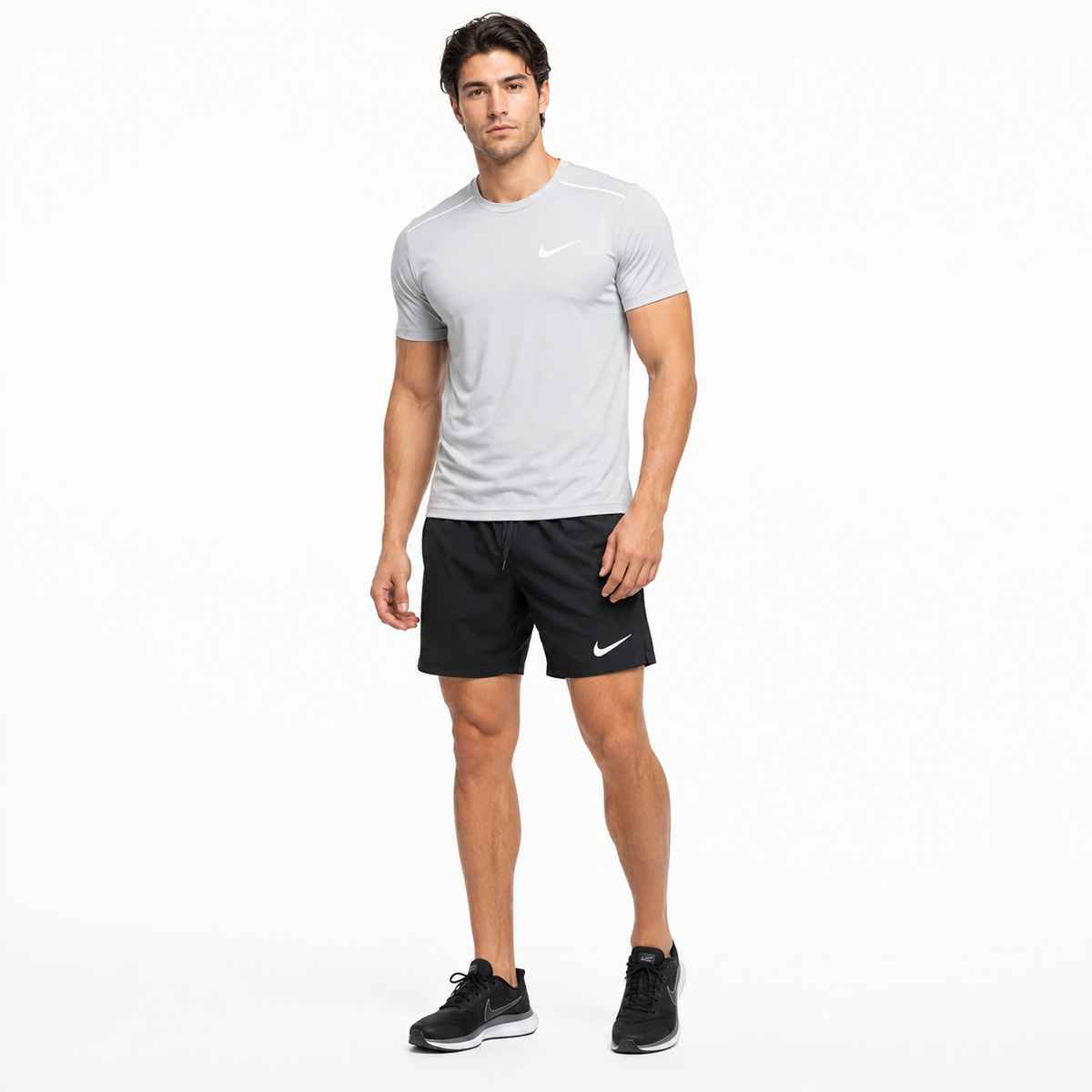 Tshirt Nike Grey Black image 2