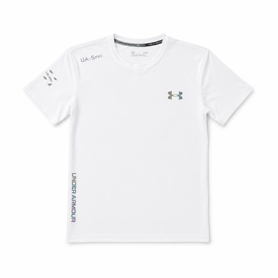 Tshirt Under Armour White Blue image 1