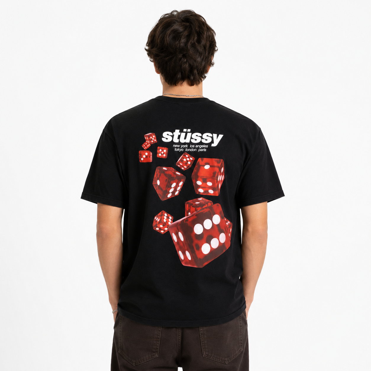 Tshirt Stussy Rollers noir image 4