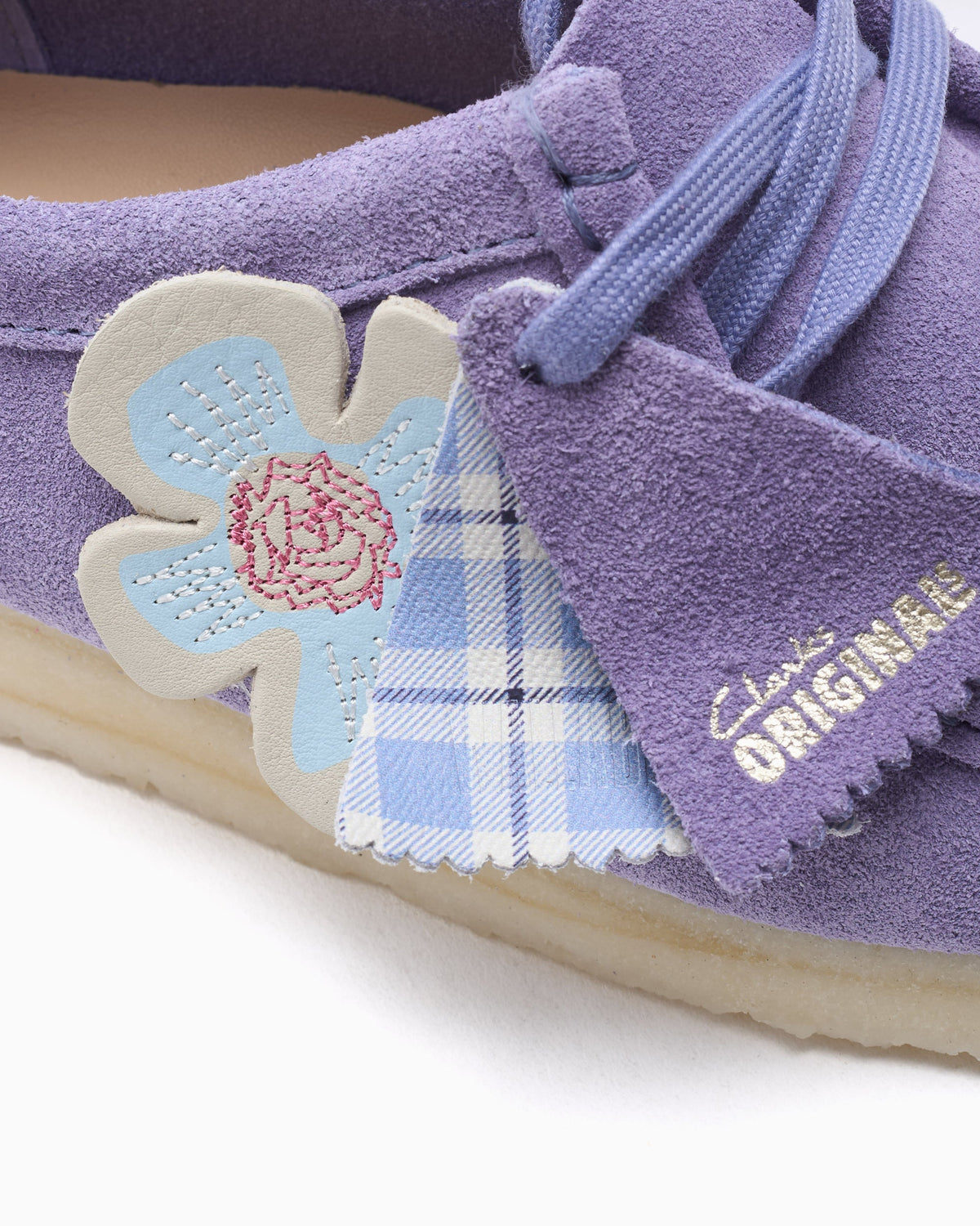 Zapatos Clarks Wallabee Purple Interest para mujer 26186542 — 8