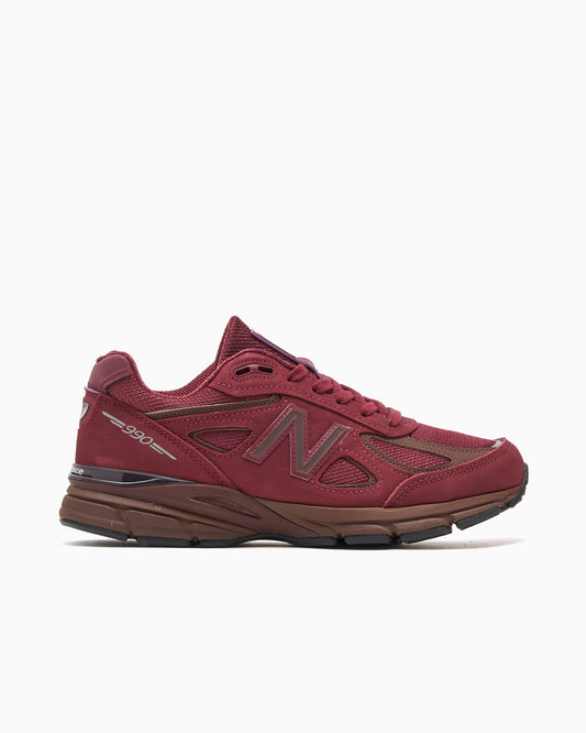 New Balance U990v4 BR4 "Monarch Burgundy" U990BR4 — 1