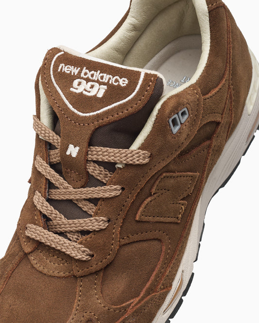 New Balance Women's W991v1 BR1 Luxe Suede "Made in UK" W991BR1 — 2
